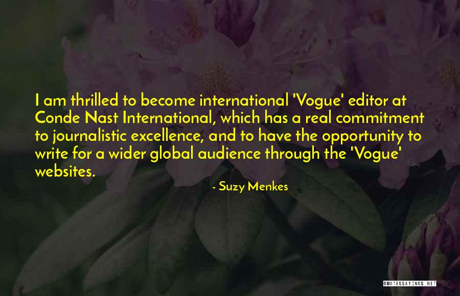 International Audience Quotes By Suzy Menkes International Audience Quotes By Suzy Menkes