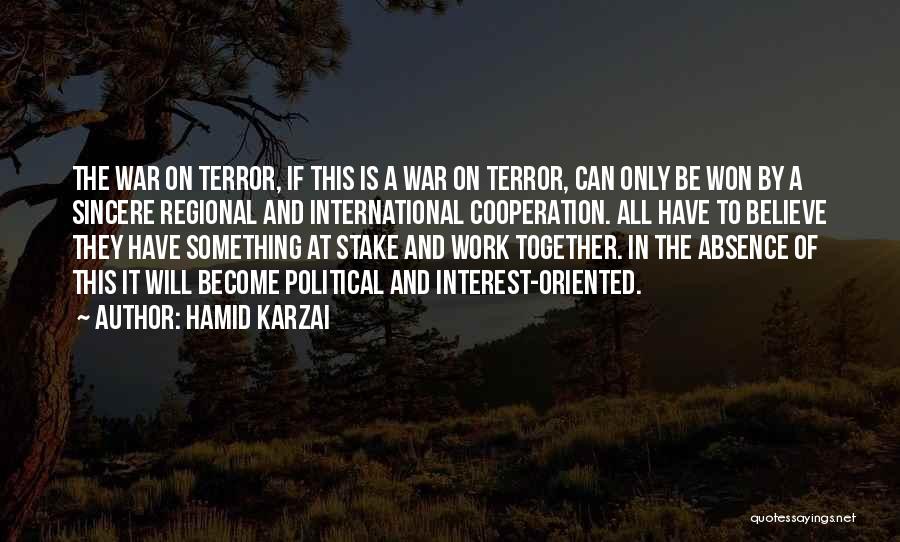 International Cooperation Quotes By Hamid Karzai