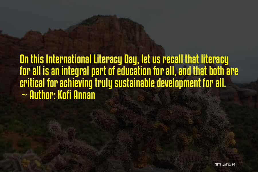 International Day Quotes By Kofi Annan