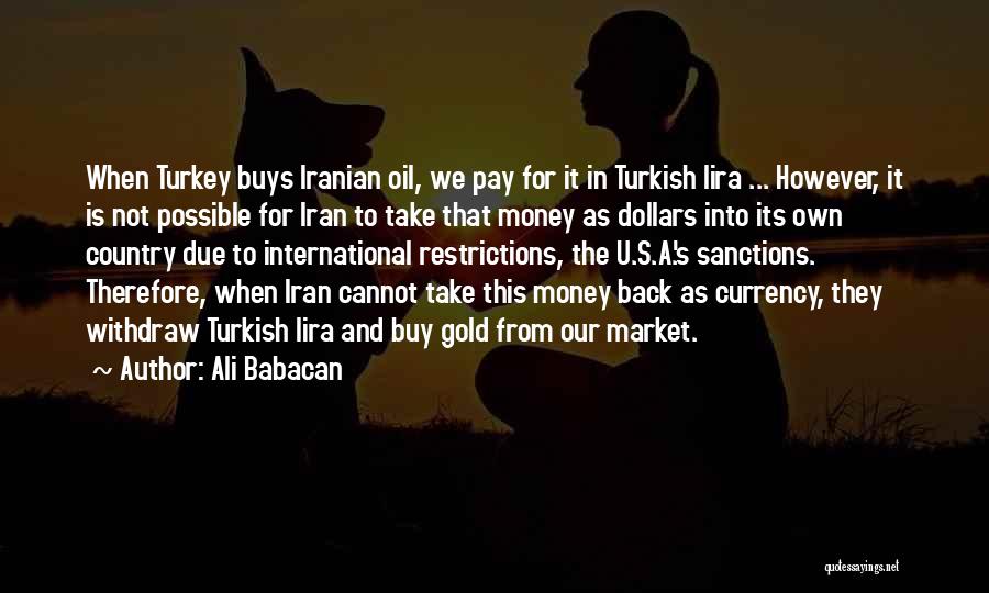 International Gold Market Quotes By Ali Babacan