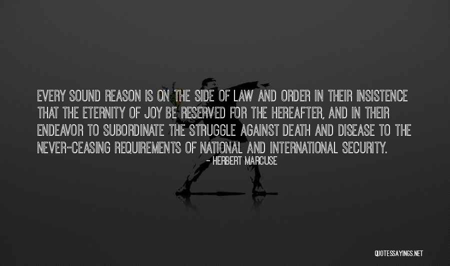 International Law Quotes By Herbert Marcuse