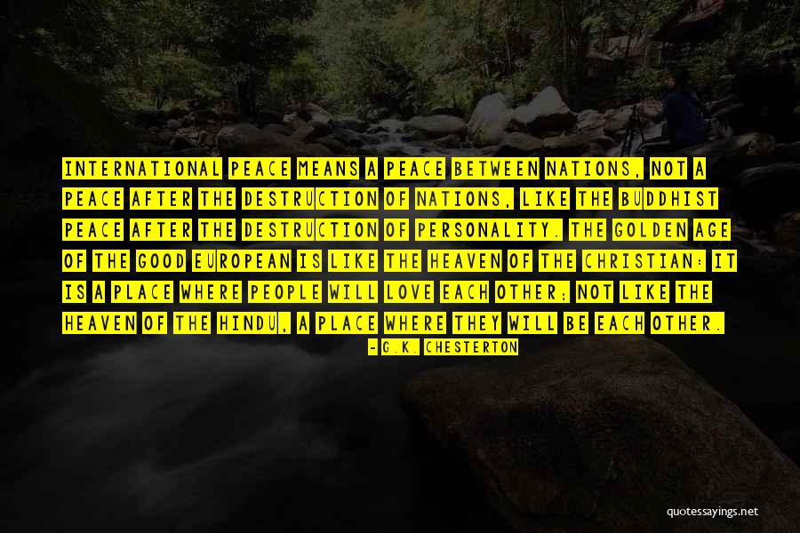 International Love Quotes By G.K. Chesterton International Love Quotes By G.K. Chesterton