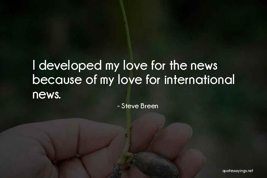 International Love Quotes By Steve Breen