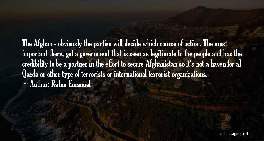 International Organization Quotes By Rahm Emanuel