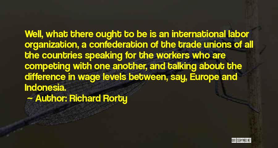 International Organization Quotes By Richard Rorty