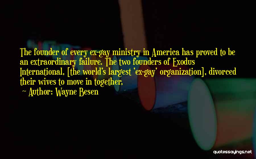 International Organization Quotes By Wayne Besen