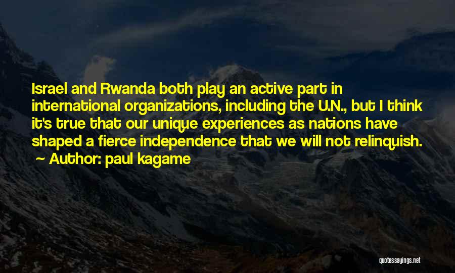 International Organizations Quotes By Paul Kagame