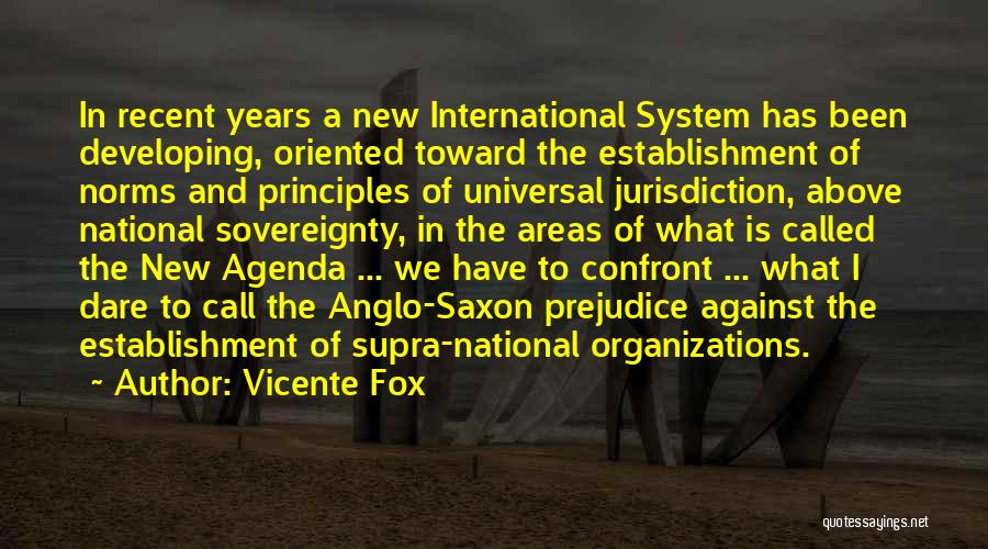 International Organizations Quotes By Vicente Fox