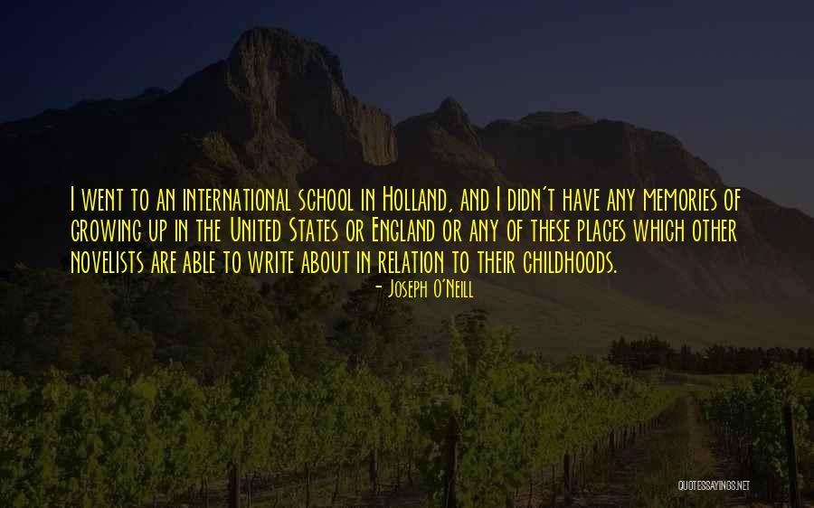 International Relation Quotes By Joseph O'Neill International Relation Quotes By Joseph O'Neill