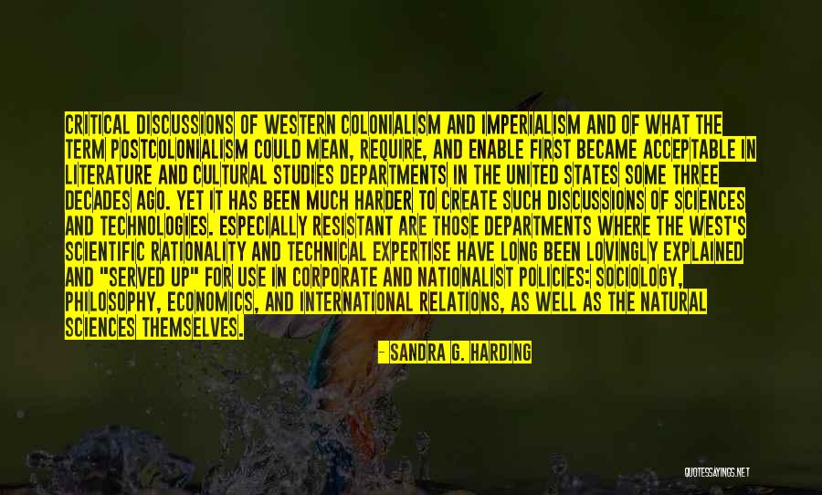 International Studies Quotes By Sandra G. Harding