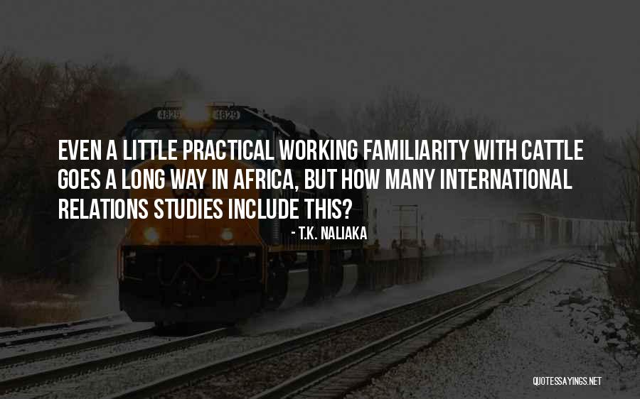 International Studies Quotes By T.K. Naliaka
