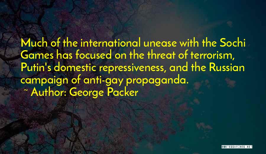 International Terrorism Quotes By George Packer