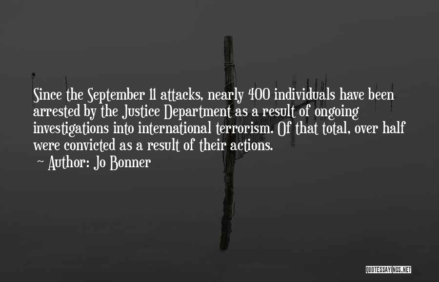 International Terrorism Quotes By Jo Bonner