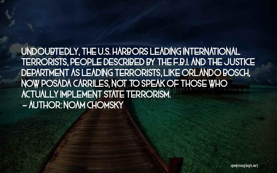 International Terrorism Quotes By Noam Chomsky