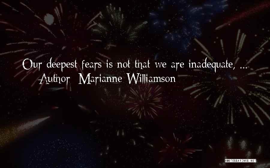 Internazionale Soccer Quotes By Marianne Williamson