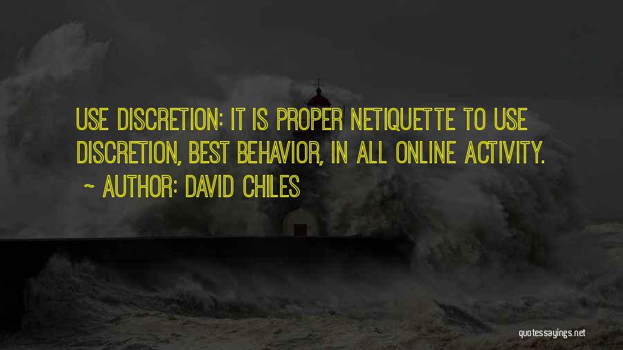 Internet And Education Quotes By David Chiles