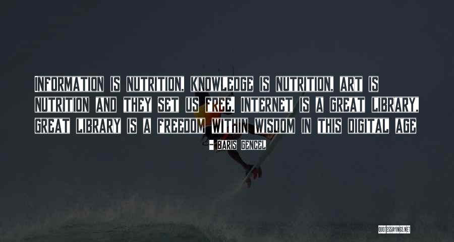 Internet And Knowledge Quotes By Baris Gencel