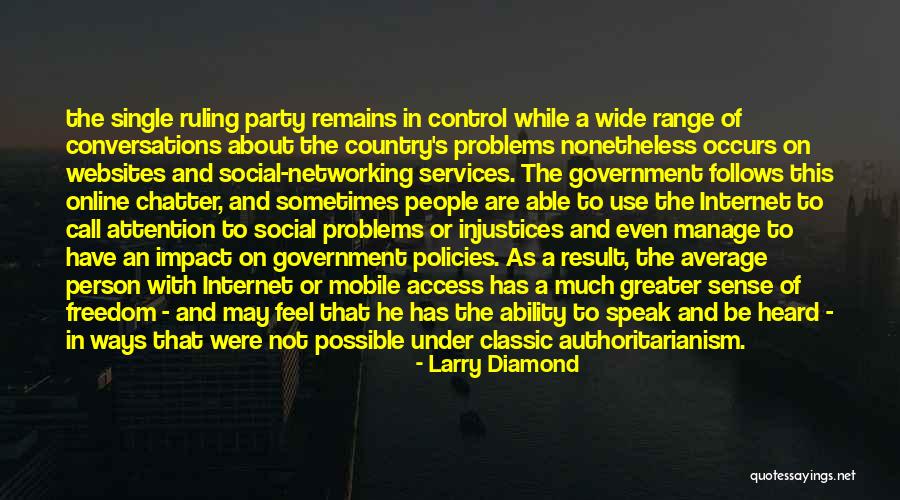 Internet And Networking Quotes By Larry Diamond Internet And Networking Quotes By Larry Diamond