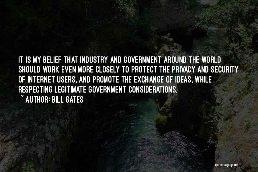 Internet And Privacy Quotes By Bill Gates