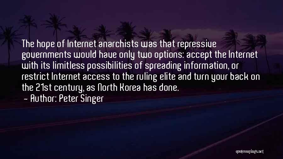 Internet And Quotes By Peter Singer