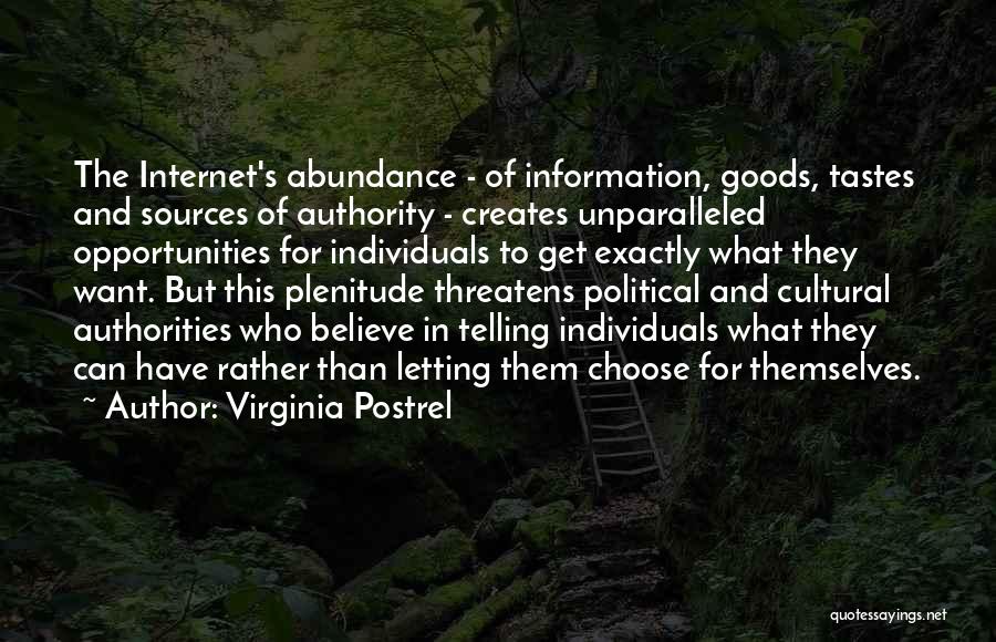 Internet And Quotes By Virginia Postrel