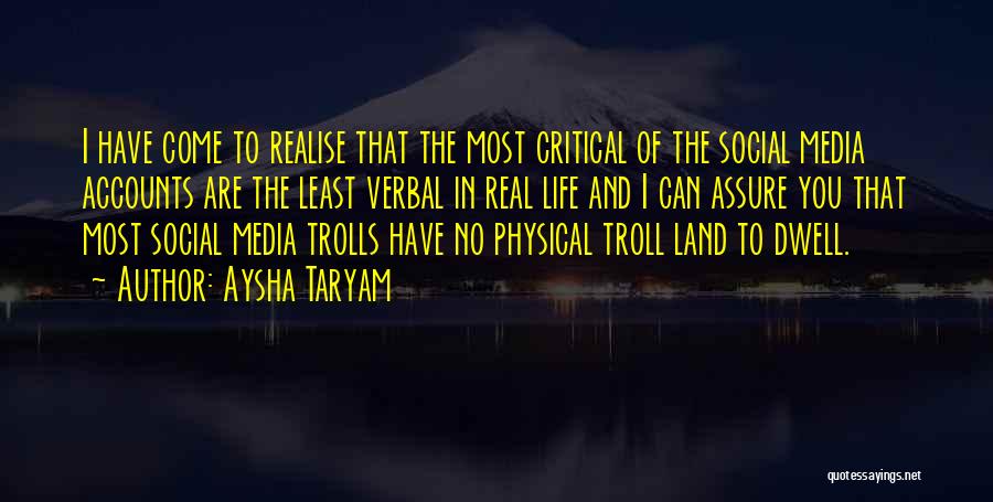 Internet And Social Media Quotes By Aysha Taryam