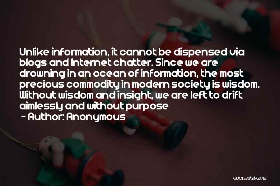 Internet And Society Quotes By Anonymous