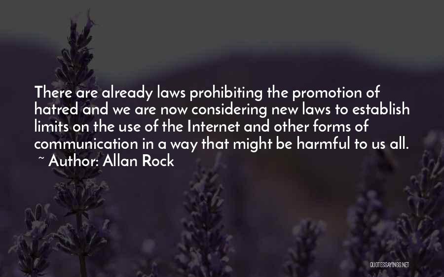 Internet Communication Quotes By Allan Rock