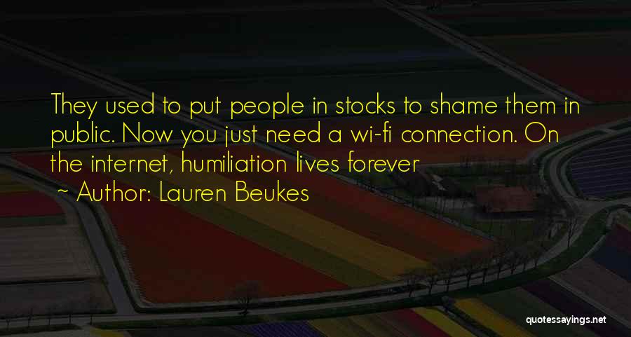 Internet Connection Quotes By Lauren Beukes