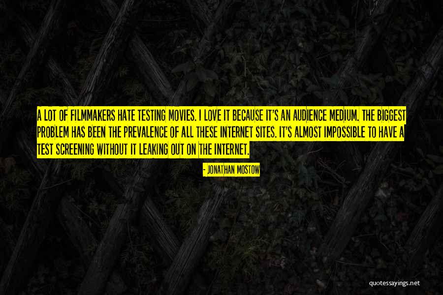 Internet Love Quotes By Jonathan Mostow Internet Love Quotes By Jonathan Mostow