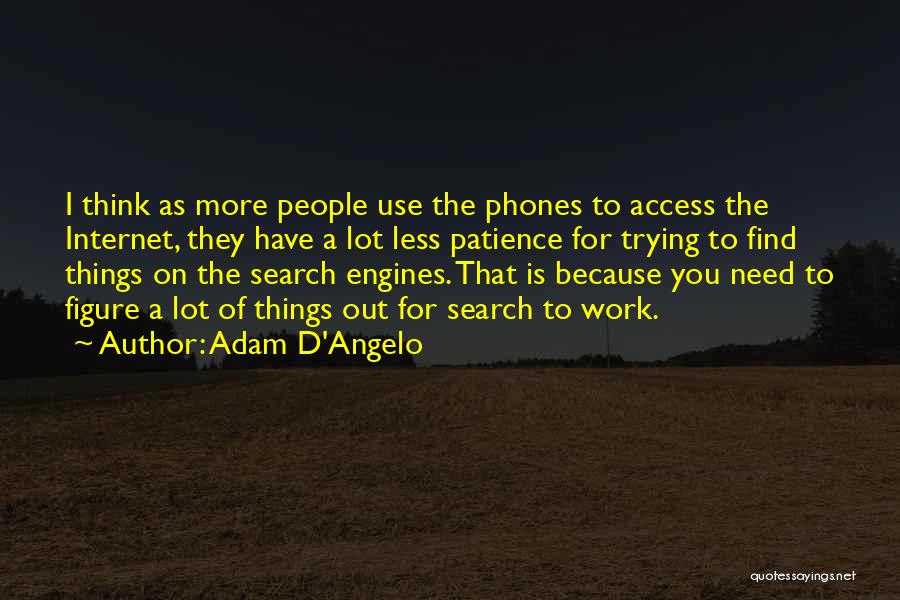 Internet Of Things Quotes By Adam D'Angelo