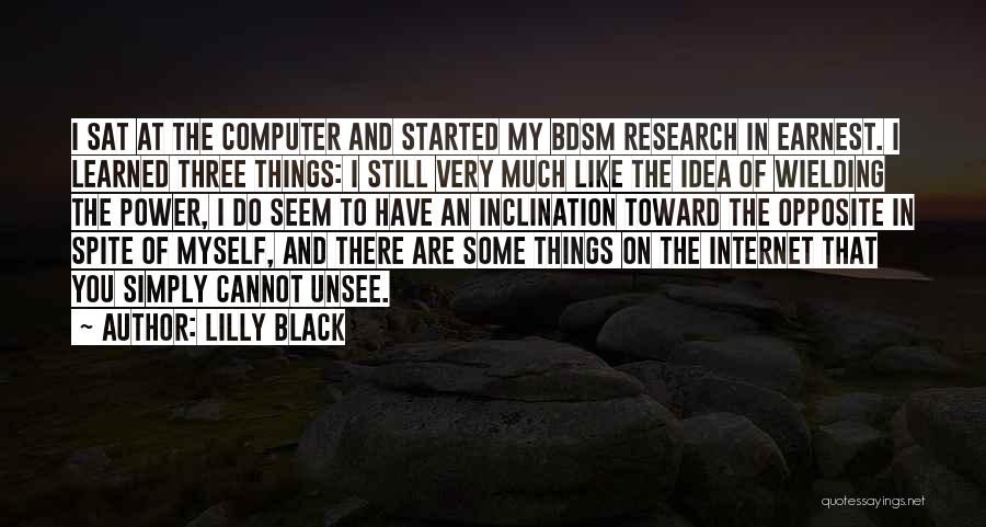 Internet Of Things Quotes By Lilly Black