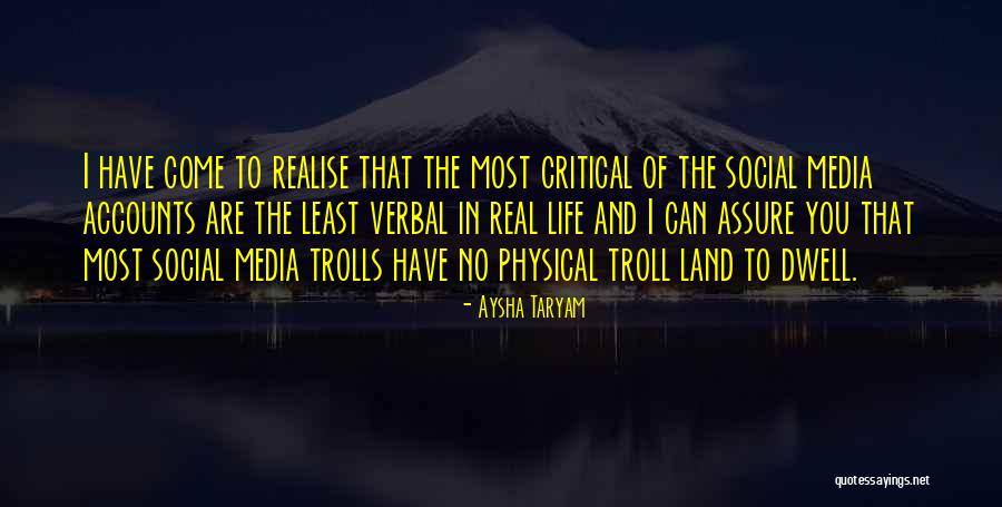 Internet Troll Quotes By Aysha Taryam Internet Troll Quotes By Aysha Taryam