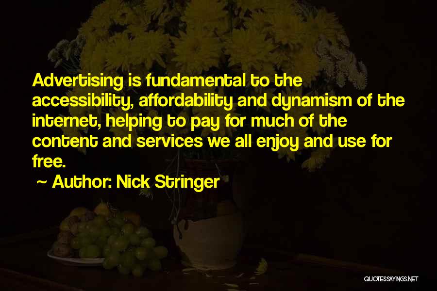 Internet Use Quotes By Nick Stringer