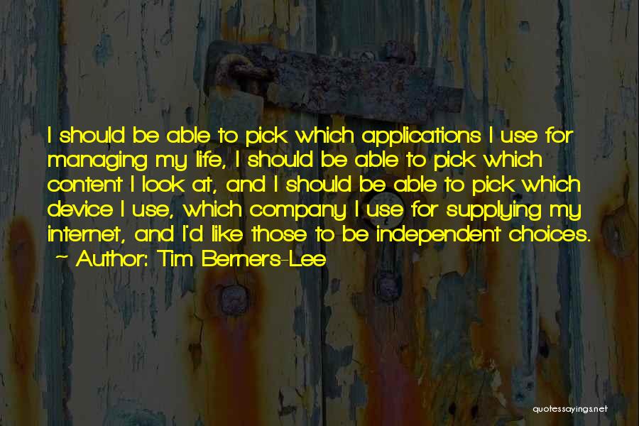 Internet Use Quotes By Tim Berners-Lee