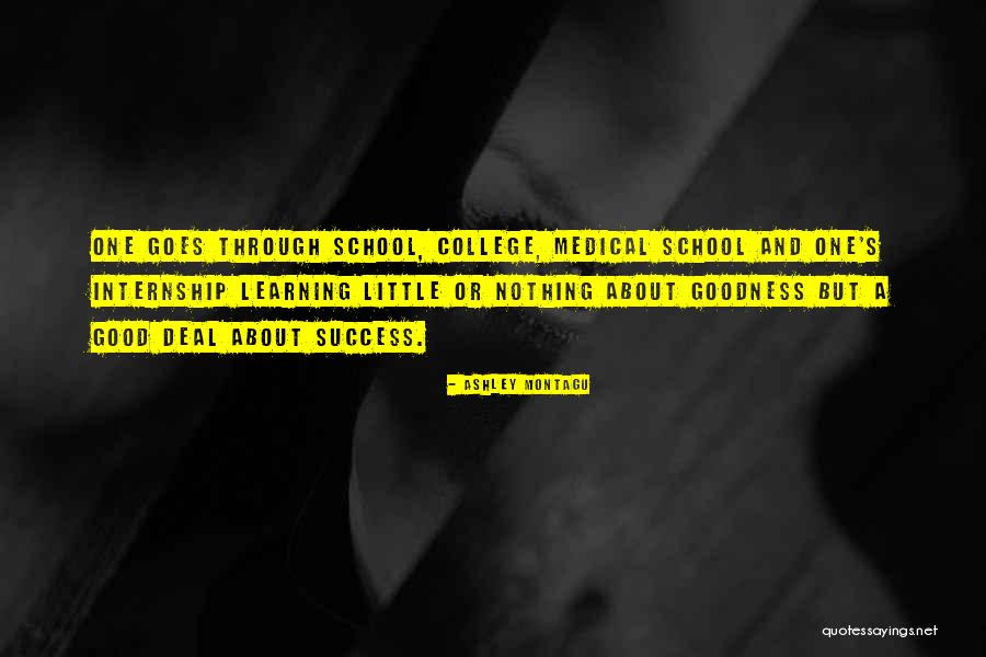 Internship Quotes By Ashley Montagu Internship Quotes By Ashley Montagu