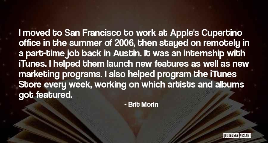 Internship Quotes By Brit Morin Internship Quotes By Brit Morin