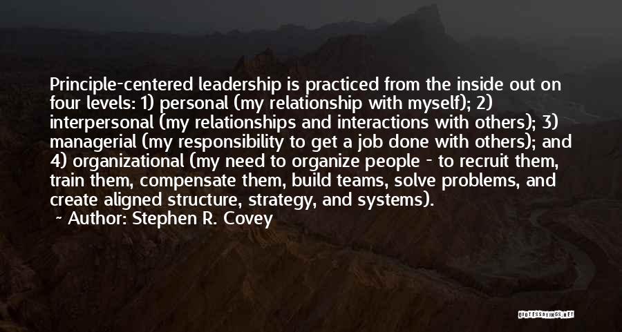 Interpersonal Relationships Quotes By Stephen R. Covey