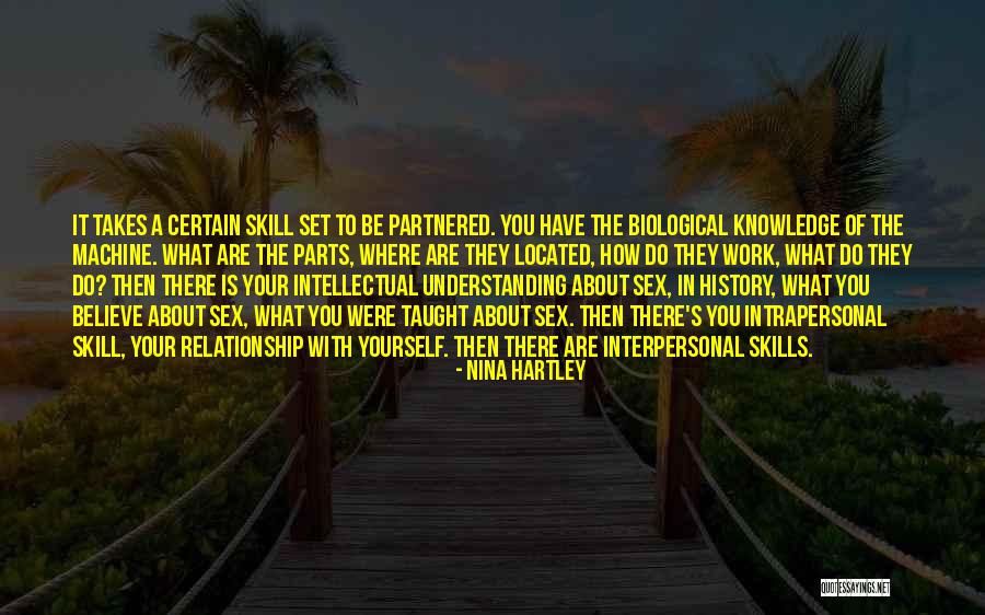 Interpersonal Skill Quotes By Nina Hartley