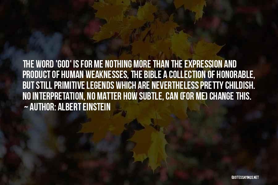 Interpretation Of The Bible Quotes By Albert Einstein