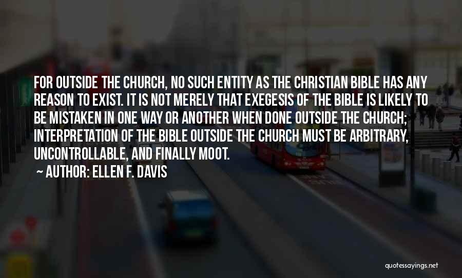 Interpretation Of The Bible Quotes By Ellen F. Davis