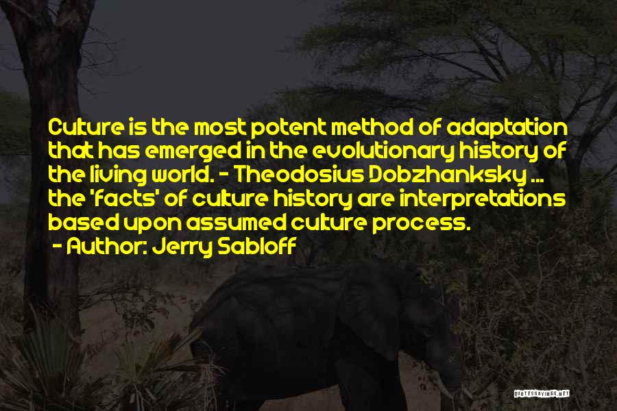 Interpretations Quotes By Jerry Sabloff