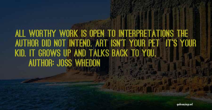 Interpretations Quotes By Joss Whedon