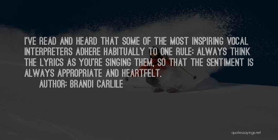 Interpreters Quotes By Brandi Carlile