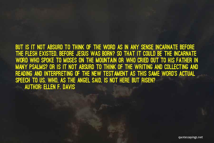 Interpreting Quotes By Ellen F. Davis