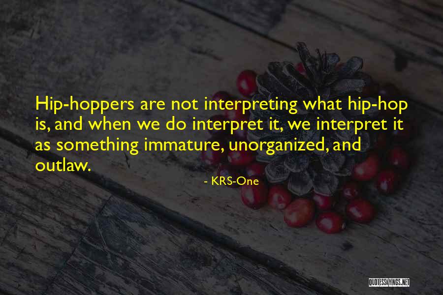 Interpreting Quotes By KRS-One