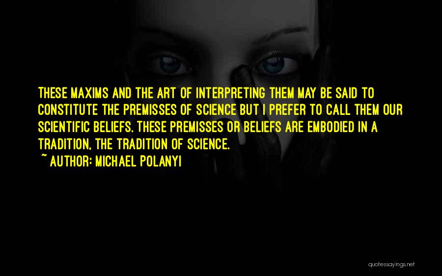 Interpreting Quotes By Michael Polanyi