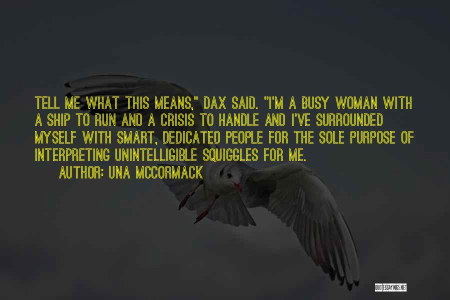 Interpreting Quotes By Una McCormack