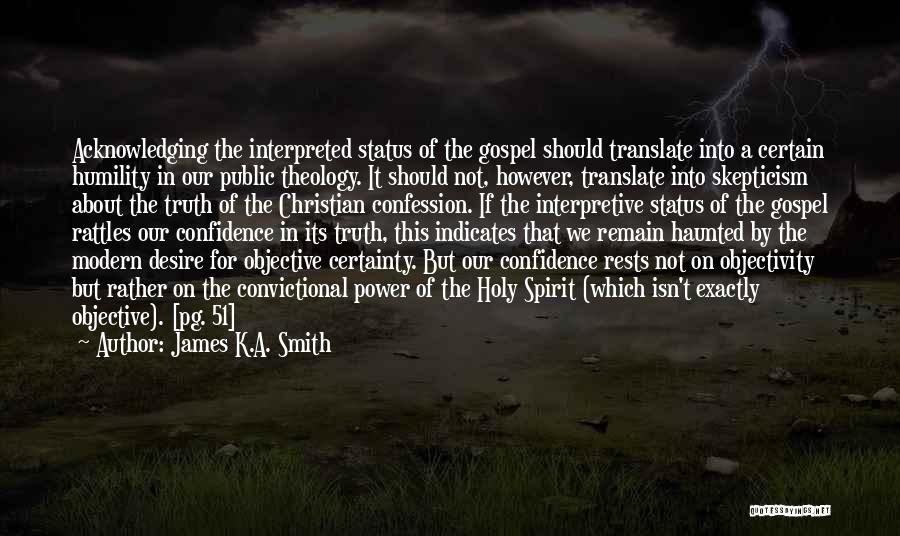 Interpretive Quotes By James K.A. Smith