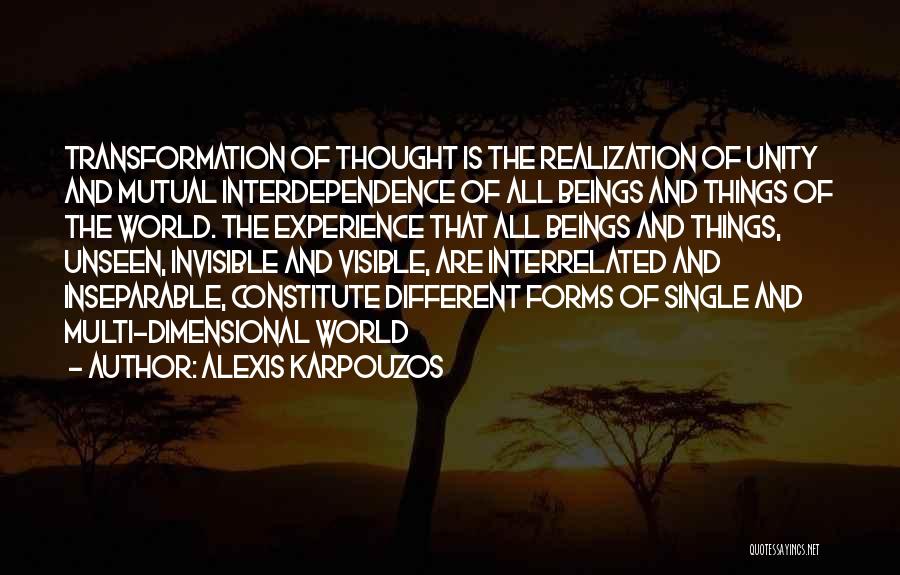 Interrelated Quotes By Alexis Karpouzos